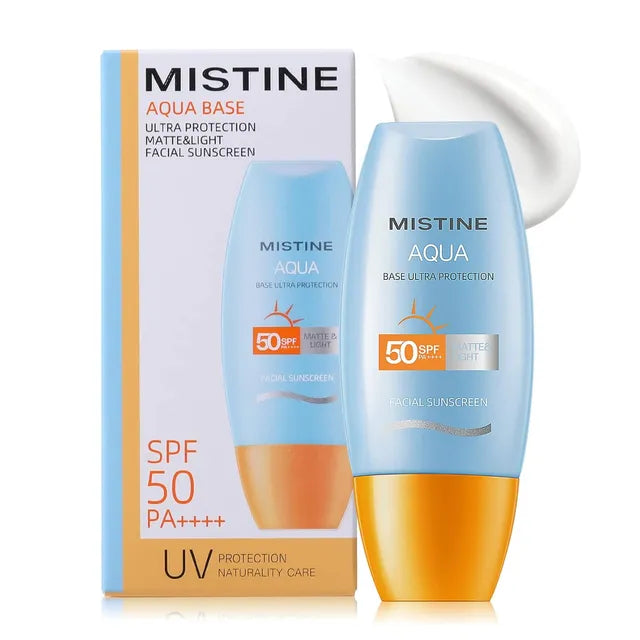MISTINE - Aqua Base Ultra Protection Matte & Light Facial Sunscreen SPF50 PA ++++ 40ml