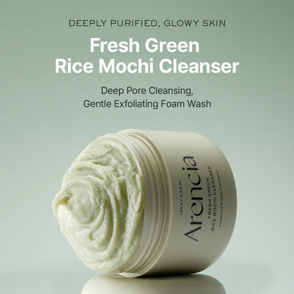 Arencia Fresh Green Mochi Cleanser 50g