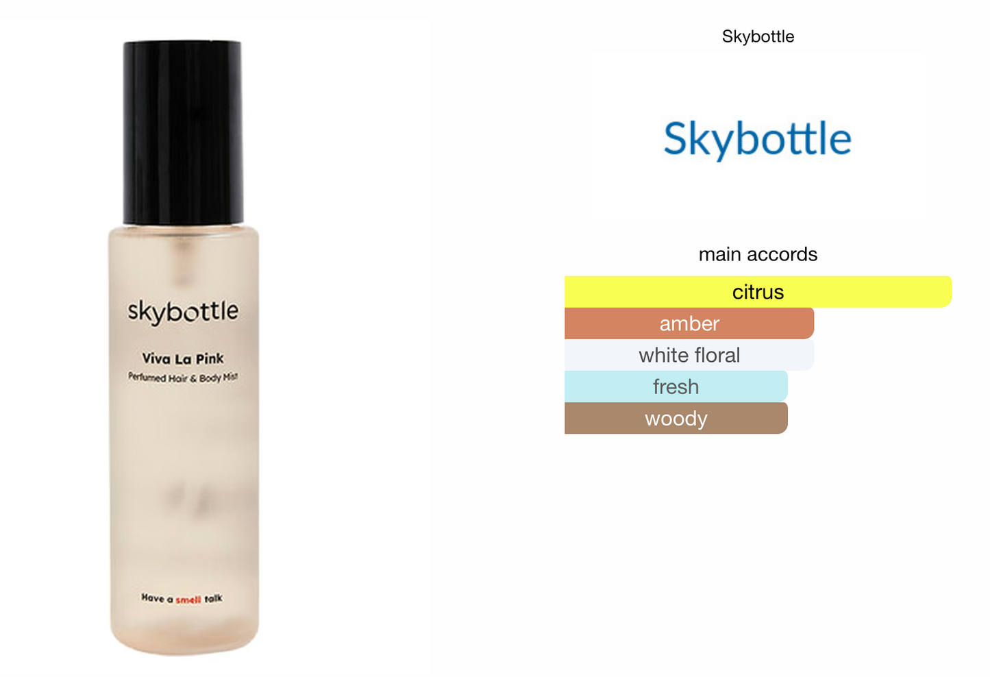 Skybottle Viva La Pink Perfumed Hair & Body Mist 100ml