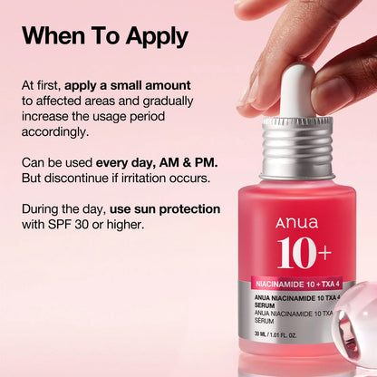 ANUA Niacinamide 10% + TXA 4% Dark Spot Serum 30ml