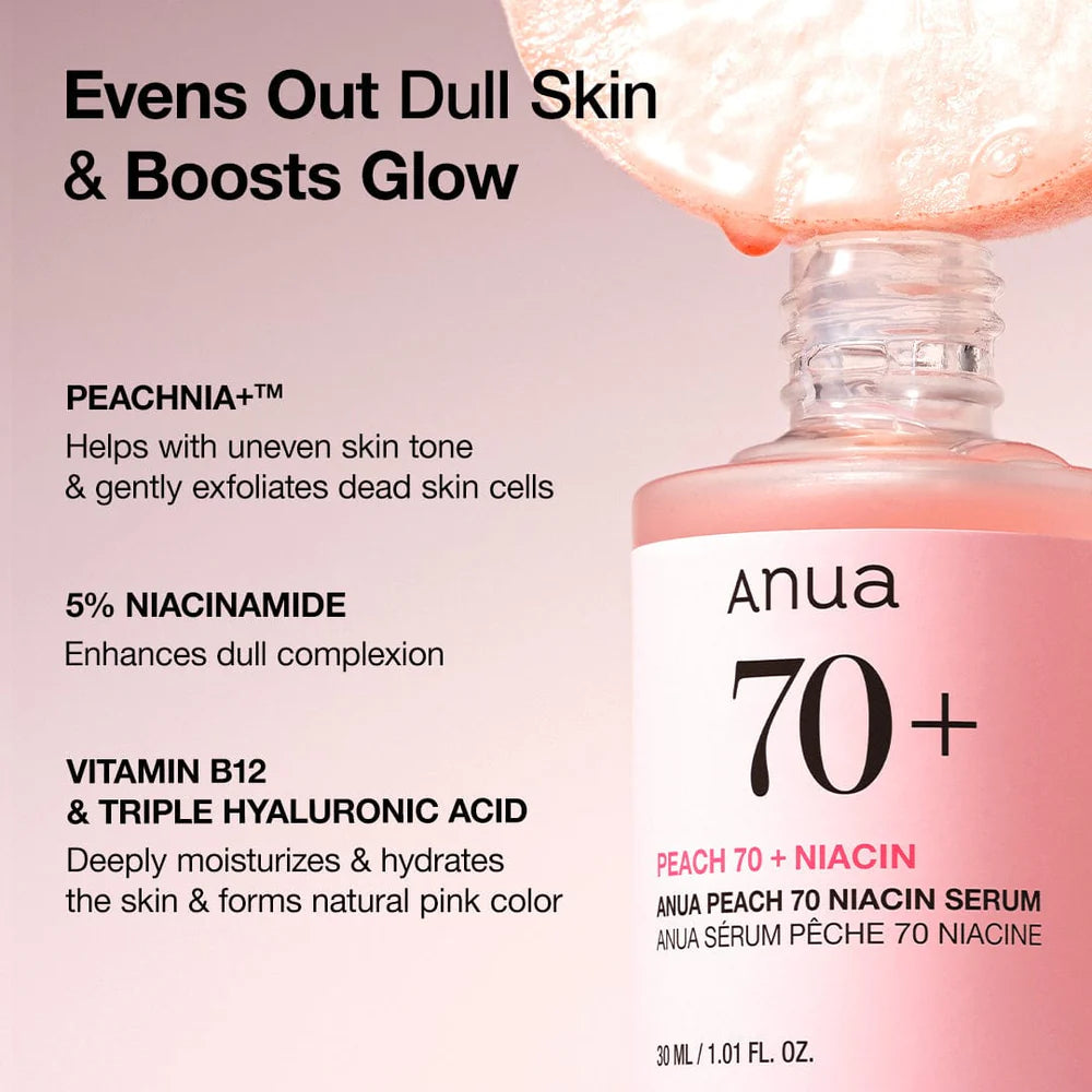 ANUA Peach 70% Niacin Serum 30ml