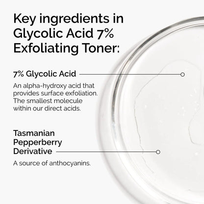 Glycolic Acid 7% Exfoliating Toner 100ml
